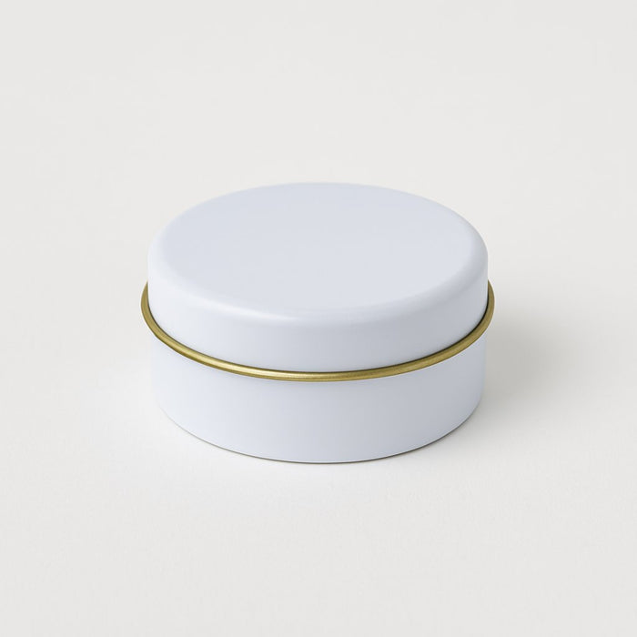 450 Adet Beyaz Yuvarlak Sıvama Metal Kutu | 73 mm x 27 mm