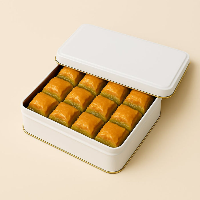 500 Gr - 750 Gr Metal Baklava Kutusu | 240 Adet