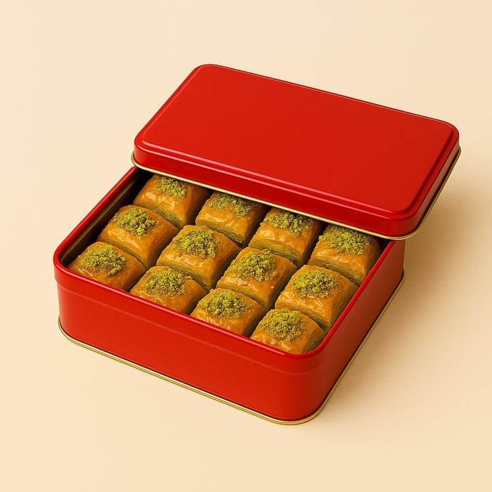 500 Gr - 750 Gr Metal Baklava Kutusu | 240 Adet