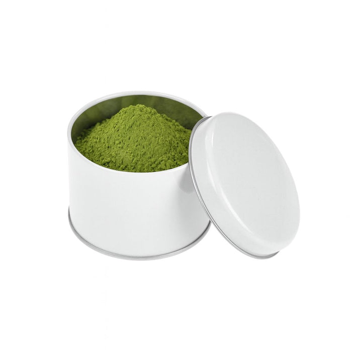 50 Gram Yuvarlak Beyaz Metal Matcha Kutusu | 420 Adet