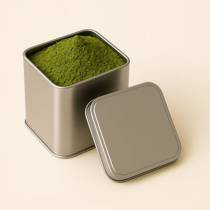 100 Gram Kare Metal Matcha Kutusu | 420 Adet