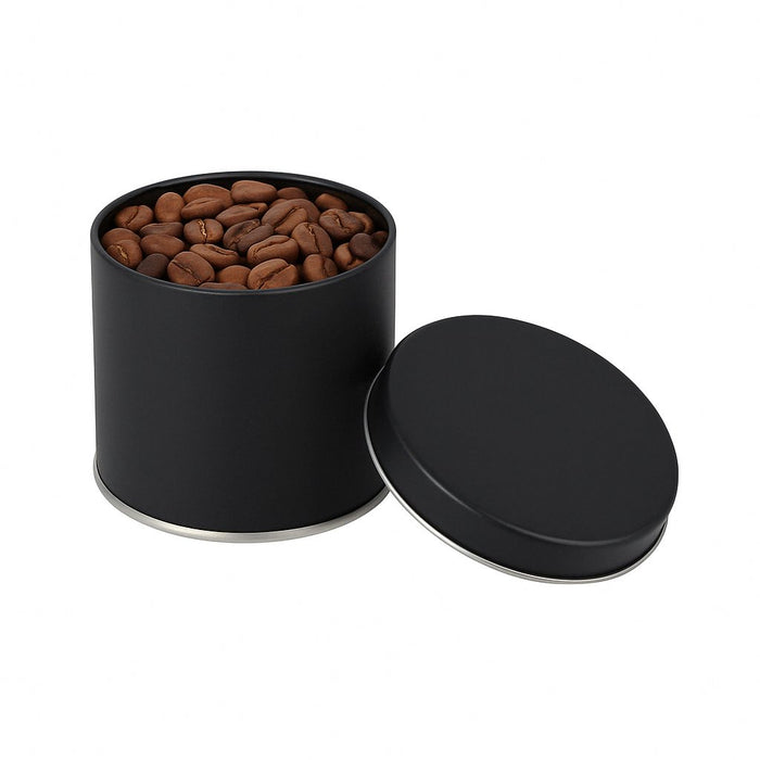 150 Gram Yuvarlak Metal Kahve Kutusu | 240 Adet