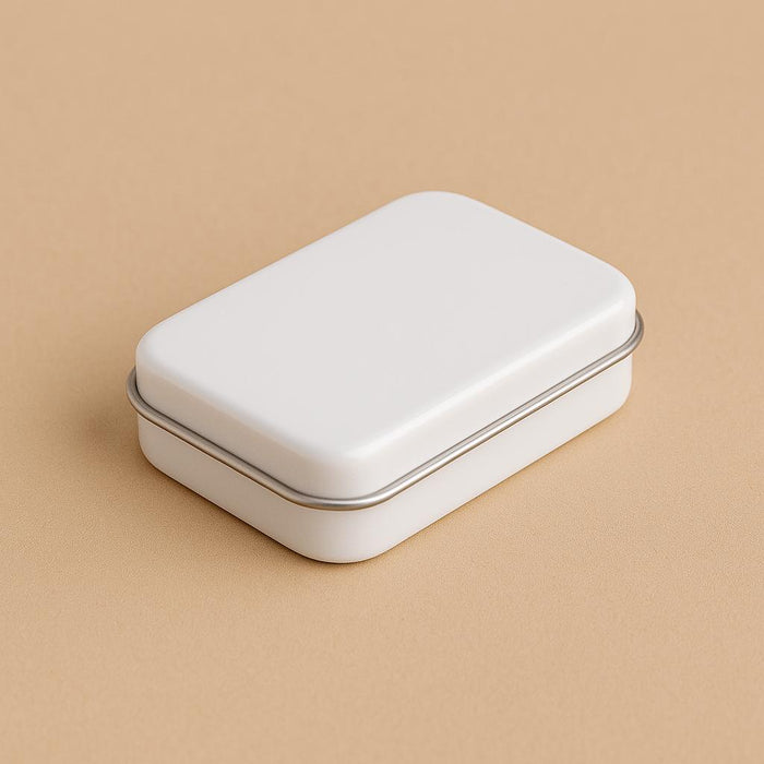 396 Adet Beyaz Menteşeli Dikdörtgen Sıvama Metal Kutu | 97 mm x 58 mm x 22 mm