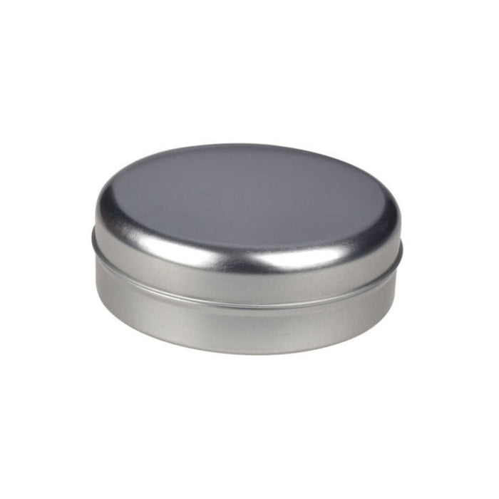 112 Adet Gümüş Yuvarlak Sıvama Metal Kutu | 145 mm x 40 mm