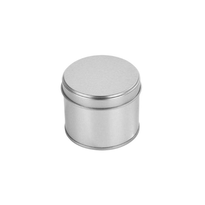 gümüş geçme kapaklı şeffaf laklı metal kutu