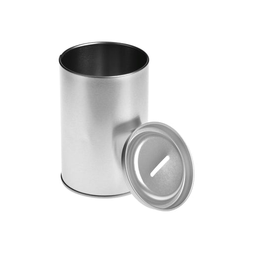 gümüş kumbara metal kutu