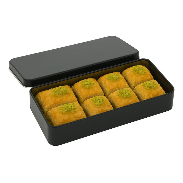 250 Gram Dikdörtgen Metal Baklava Kutusu | 288 Adet