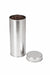50-75 Gram Yuvarlak Gümüş Metal Çay Kutusu | Ø55 × 150 mm | Tins By Masaş