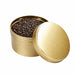 75-100 Gram Yuvarlak Gold Metal Çay Kutusu | Ø99 × 60 mm | Tins By Masaş