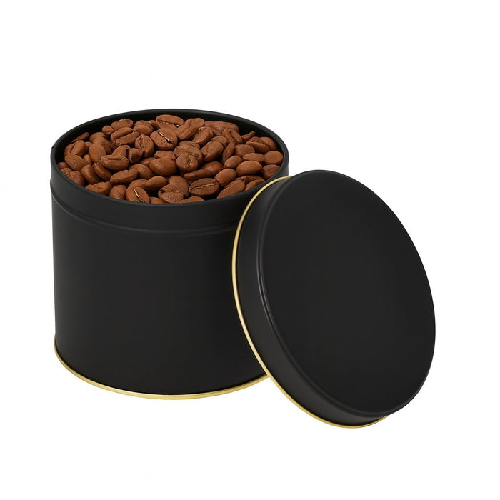 400 Gram Yuvarlak Metal Kahve Kutusu | 252 Adet