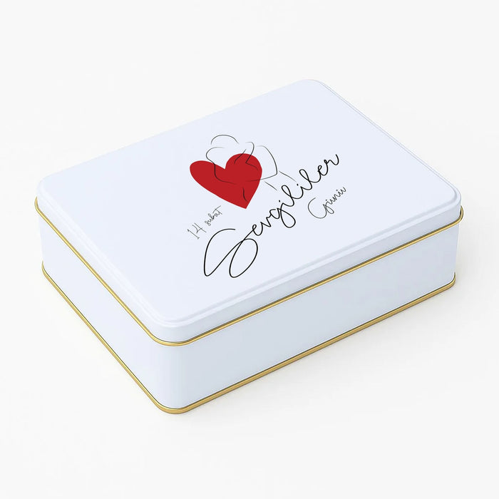 400 Adet | Dikdörtgen Beyaz Sevgililer Günü Kutusu