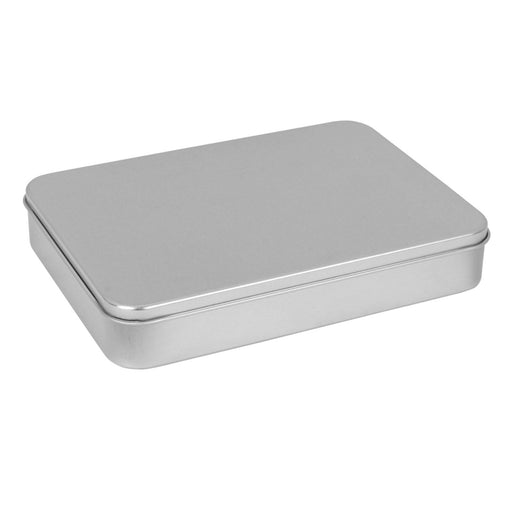 gümüş dikdörtgen metal kutu