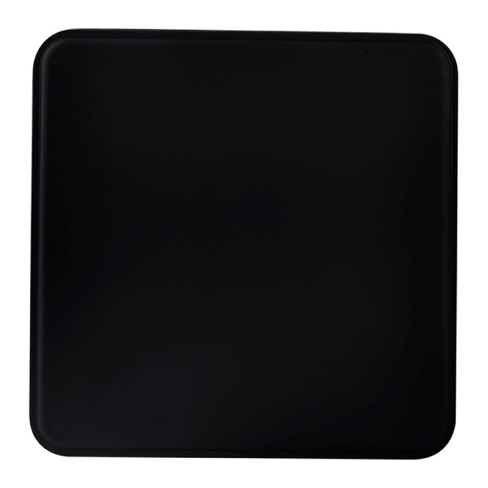120 Adet Siyah Kare Metal Kutu | 215 mm x 215 mm x 40 mm